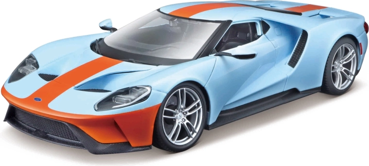 Maisto 2017 Ford GT синьо-оранжев 1:18