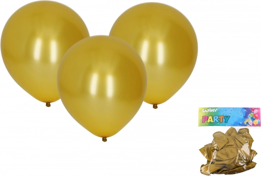 Metallic Gold Inflatable Balloons 30 cm Set of 10