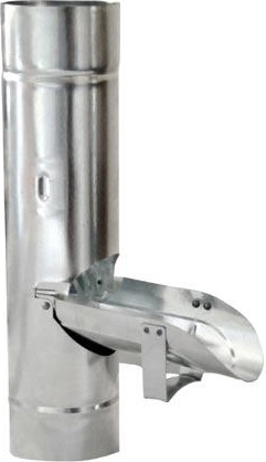 Клапа за водосточна тръба 80 mm, поцинкована