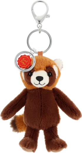 Keeleco plush panda keychain, red, Magical World, 14 cm
