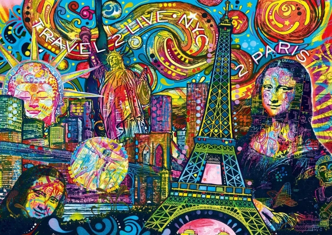 Puzzle Iconic Travel 1000 Pieces