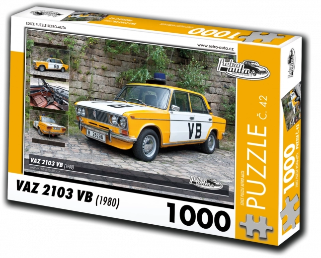 RETRO-AUTA puzzle VAZ 2103 VB (1980) – 1000 pieces