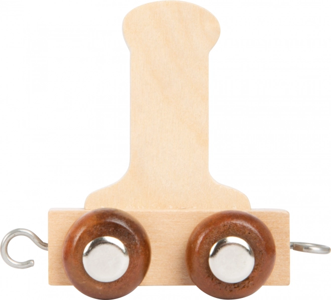 Wooden Wagon with Letter I for Small Foot Train Set