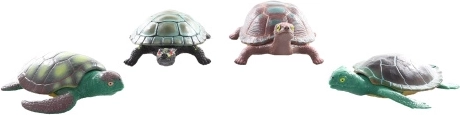 Plastic turtle 15 cm