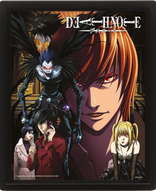 3D картина с лентикулярен ефект DEATH NOTE