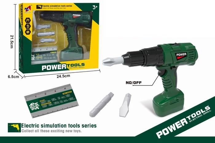 Детска акумулаторна бормашина на батерии