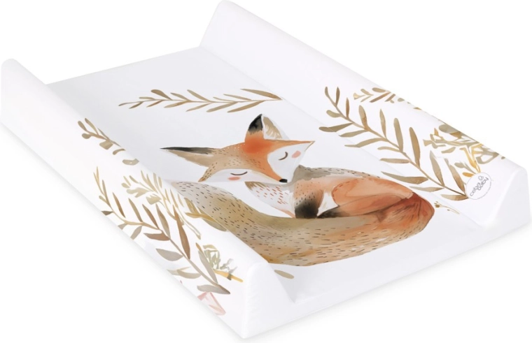 Ceba Baby подложка за повиване с твърда дъска 50 × 70 см basic red fox
