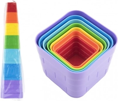 Сглобяема кула от кубчета Technok Kubus пирамида