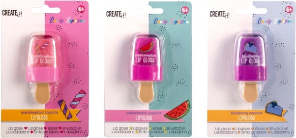 Create It! сладкарски гланц за устни Popsicle за деца