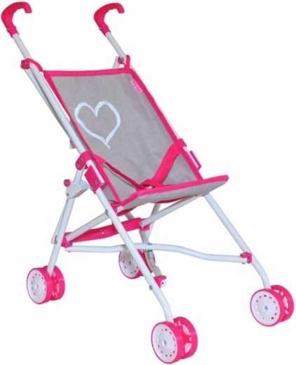 Milly Mally Julia Prestige Pink Doll Stroller
