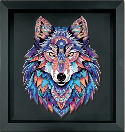 2Kids Toys wooden puzzle wolf