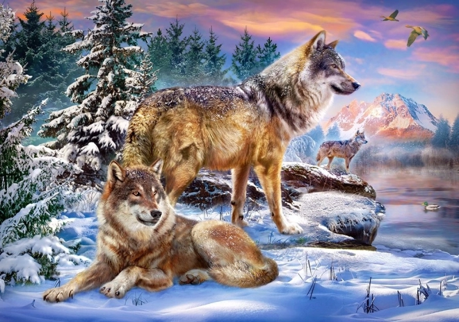 Пъзел 500 части Wolfish Wonderland