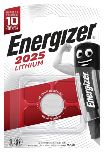 Energizer CR2025 3 V Lithium Coin Battery