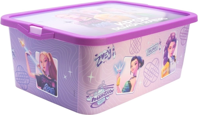 STOR кутия за съхранение 13 л K-Pop: Ловкиня на демони (лилава)