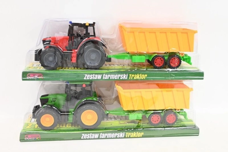 Tractor with trailer - 1 piece