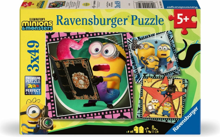 Ravensburger puzzle Minions and Monsters 3x49 pieces
