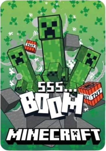 Флийсово одеяло Minecraft - 1 брой