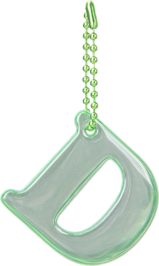 BAAGL reflective pendant letter D