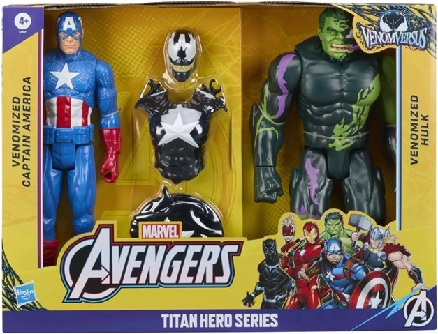 Marvel Avengers Titan екшън фигурка Капитан Америка или Хълк - 1 брой
