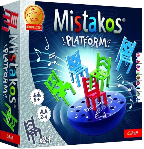 Mistakos: въртяща се платформа – семейна игра за сръчност от Trefl