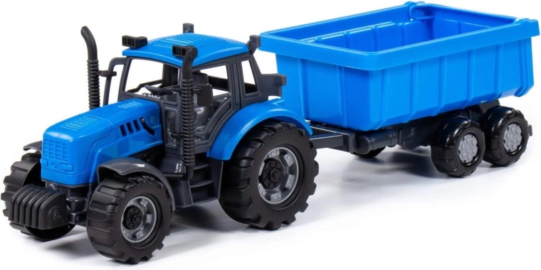 Children's Progress tractor with trailer with flywheel drive - 1 piece