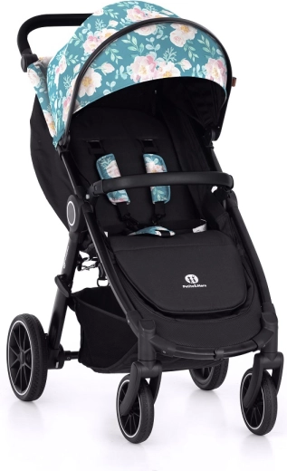 Petite&Mars sports stroller Street+ RWS black limited 100 roses