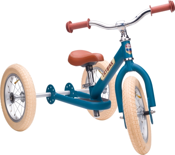 Trybike синьо детско баланс колело 2в1 (триколка и двуколка)