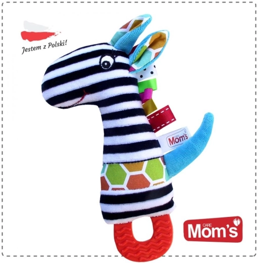 Пищяща играчка с гризалка Tymek 3м+ Mom's Care