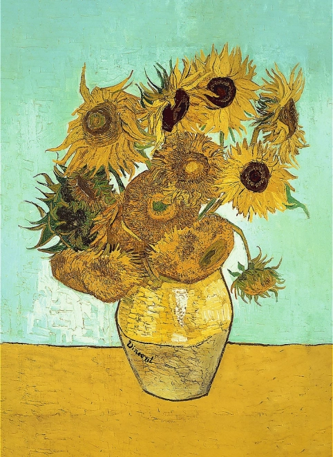 TrefL дървен пъзел Vincent van Gogh - Слънчогледи