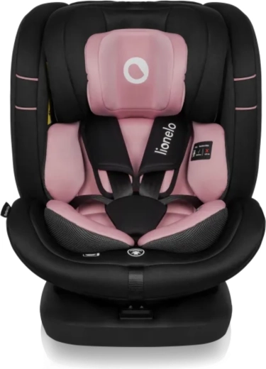 Детско столче за кола LIONELO Bastiaan i-Size, 40–150 см, Pink Rose