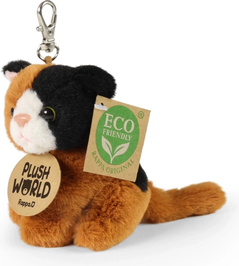 Plush cat keychain ECO-FRIENDLY Plush World 9 cm