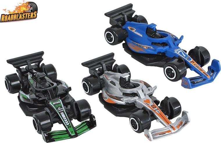 Метални формули Roadblasters 7,5 см – комплект 3 бр.