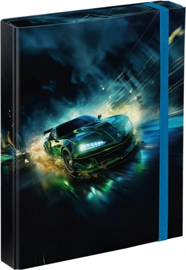 Baagl папка за учебни тетрадки A5 състезателна кола