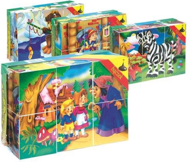 Mini picture puzzle – 6 cubes