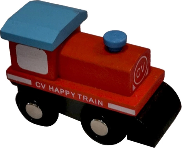 Babu Trains – Red Wooden Engine