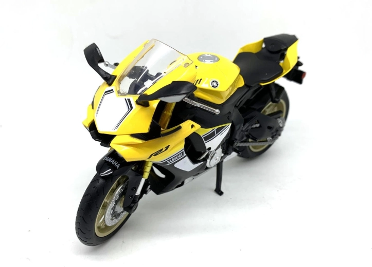 MSZ model motorcycle Yamaha YZF-R1 yellow 1:12 - 1 piece