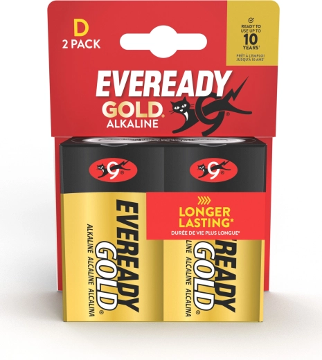 Energizer Eveready Gold alkaline battery D (LR20)