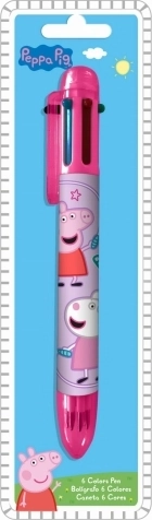 Химикалка 6 цвята ПРАСЕНЦЕТО ПЕПА