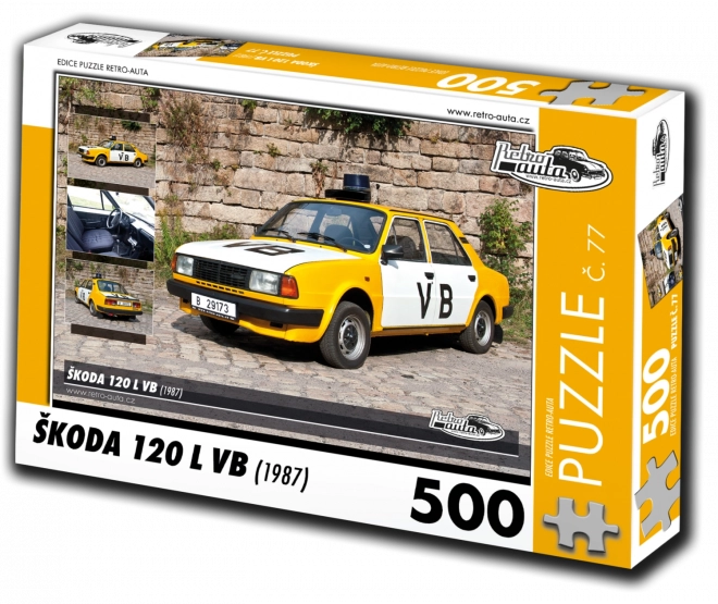 Puzzle Retro Cars Škoda 120 L VB (1987) – 500 pieces