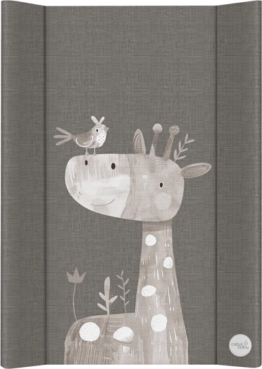 Ceba Baby мека профилирана повивална подложка за комод 50 × 70 см basic friendly giraffe