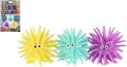 Лепкави пълзящи топчета 3 бр – силиконови топчета за стъкло 4 см