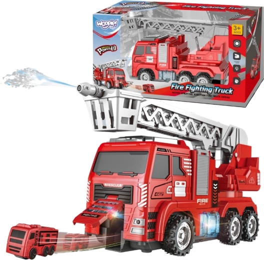 Interactive WOOPIE Fire Truck with Movable Ladder