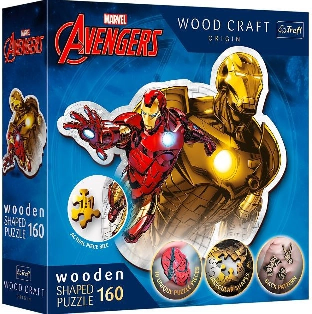 Дървен пъзел MARVEL Heroes 160 части