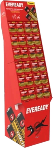 Подов стелаж за батерии Energizer Space Saver с 2 бункера