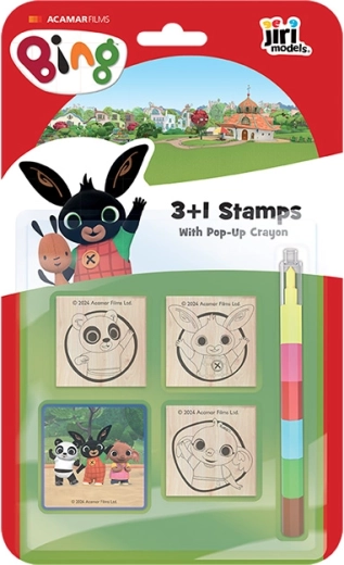 Bing Stamps 3+1 with Wax Crayon