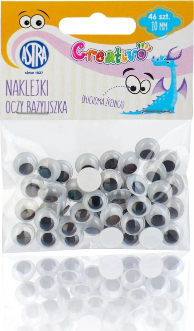 Самозалепващи очи 10 mm ASTRA CREATIVO – Базилиск