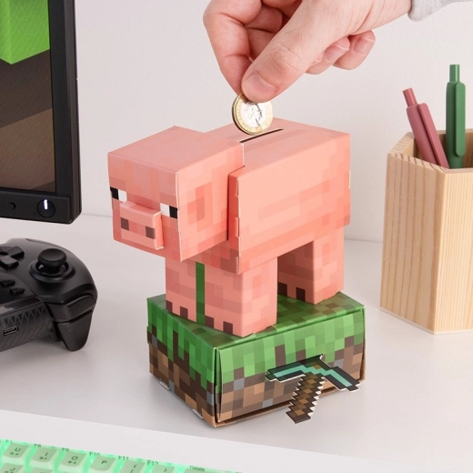 Minecraft креативен комплект касичка прасенце