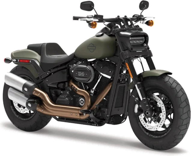 Maisto Harley-Davidson Fat Bob 114 1:18 Green