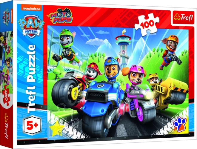 Пъзел 100 части PAW PATROL на мотори