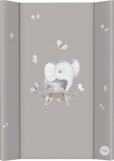 Ceba Baby мека профилирана подложка за повиване 50 × 70 см basic little elephant